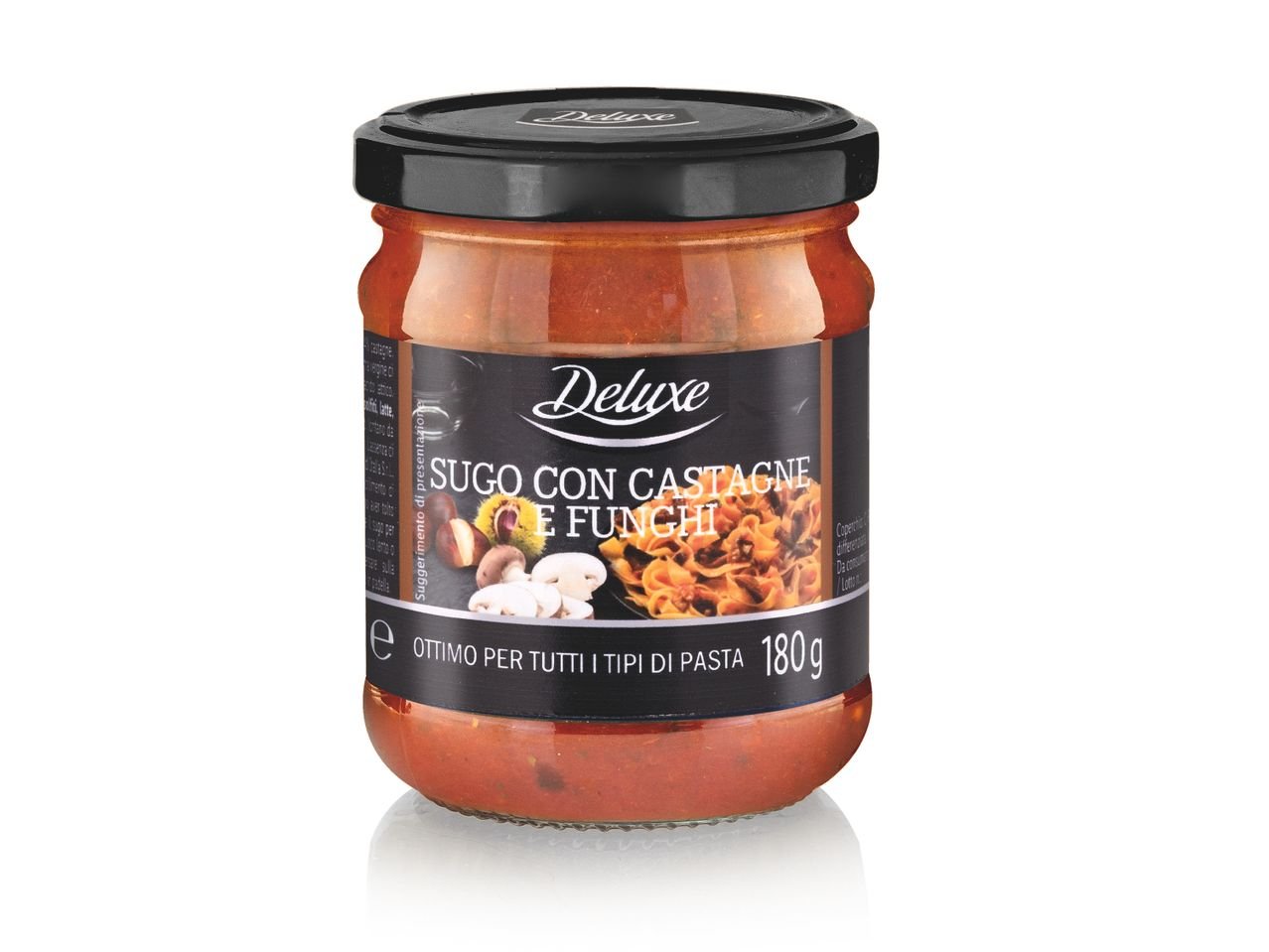 Sugo con castagne e funghi