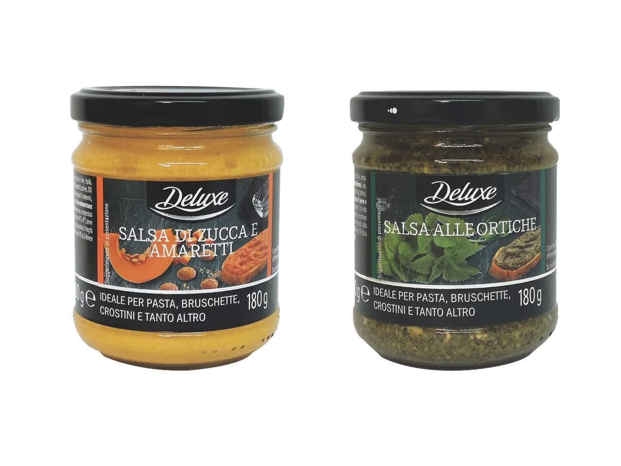 Salsa di zucca e amaretti o alle ortiche