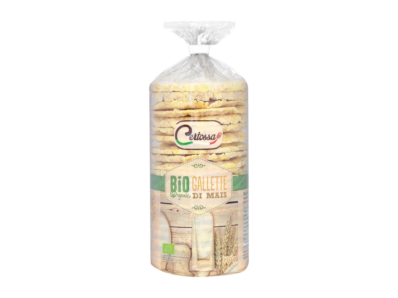 Gallette di mais bio