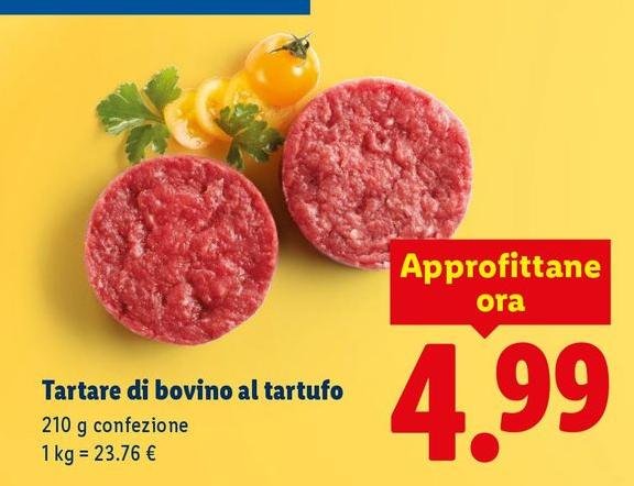 Tartare Di Bovino Al Tartufo