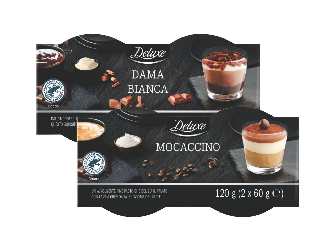 Dessert Dama Bianca o Mocaccino