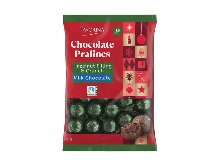 Praline di cioccolato al latte