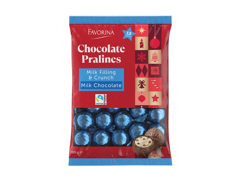 Praline di cioccolato al latte
