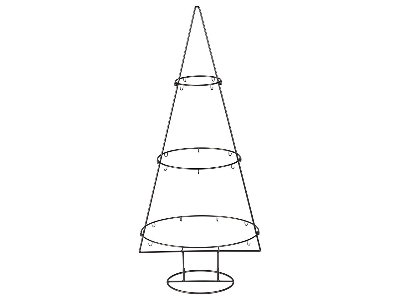 Albero di Natale stilizzato con ganci o portalumini