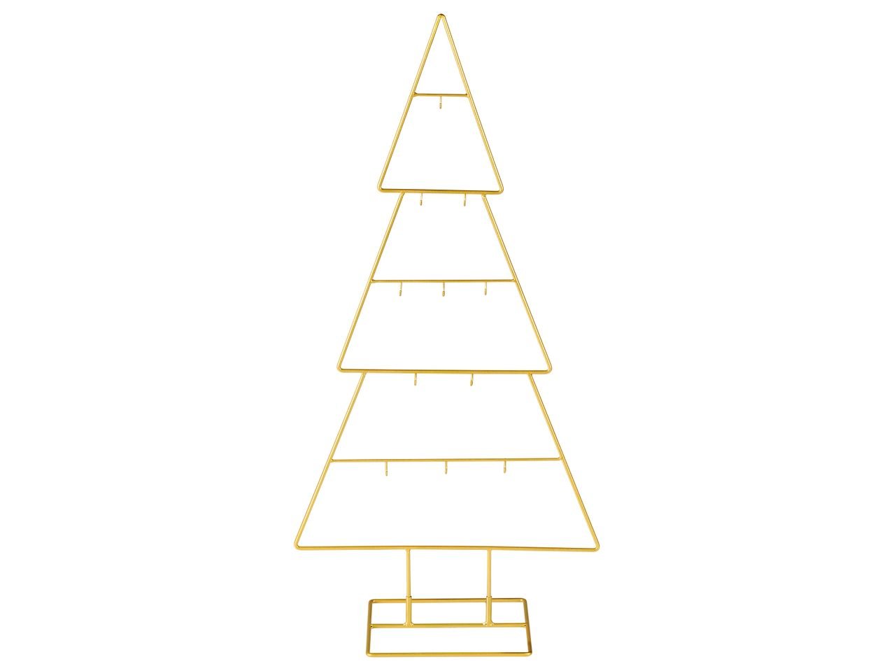 Albero di Natale stilizzato con ganci o portalumini