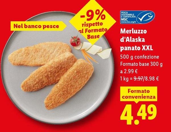 Merluzzo D'Alaska Panato XXL