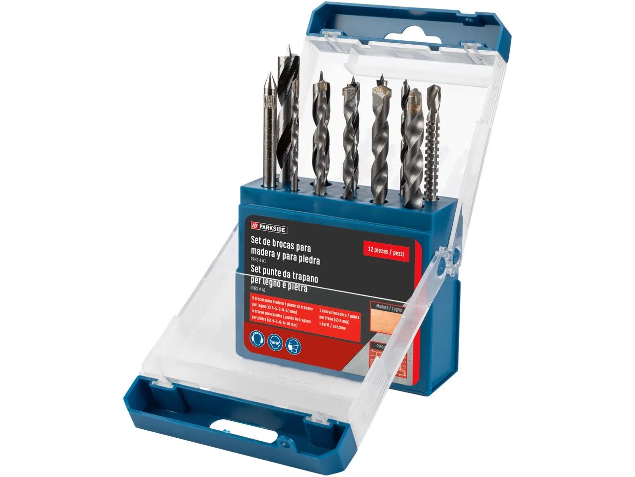 Set punte da trapano o set raspe e mole per legno