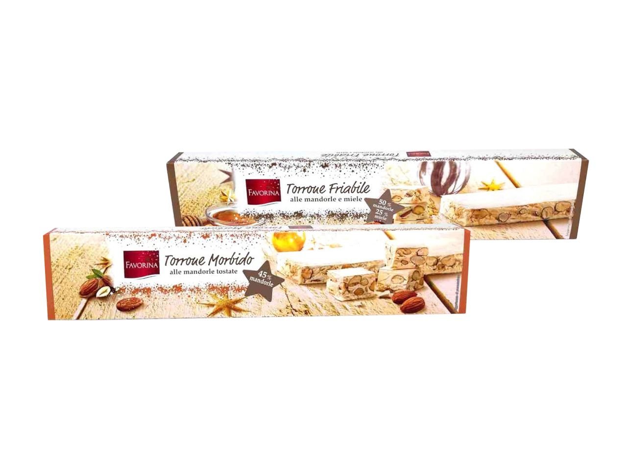Torrone morbido o friabile con mandorle