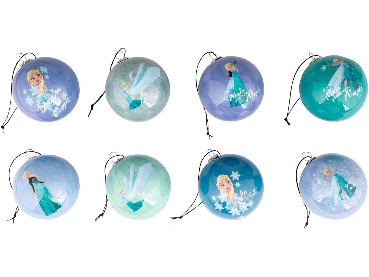 Set palline natalizie "Marvel, Frozen, Mickey Mouse"