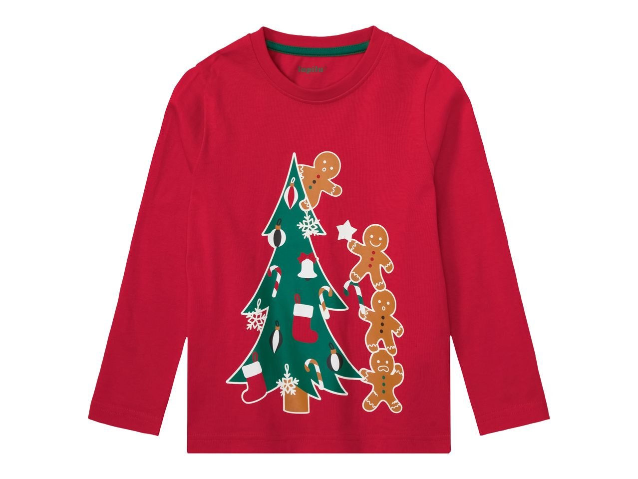 Maglia fluorescente a maniche lunghe da bambino