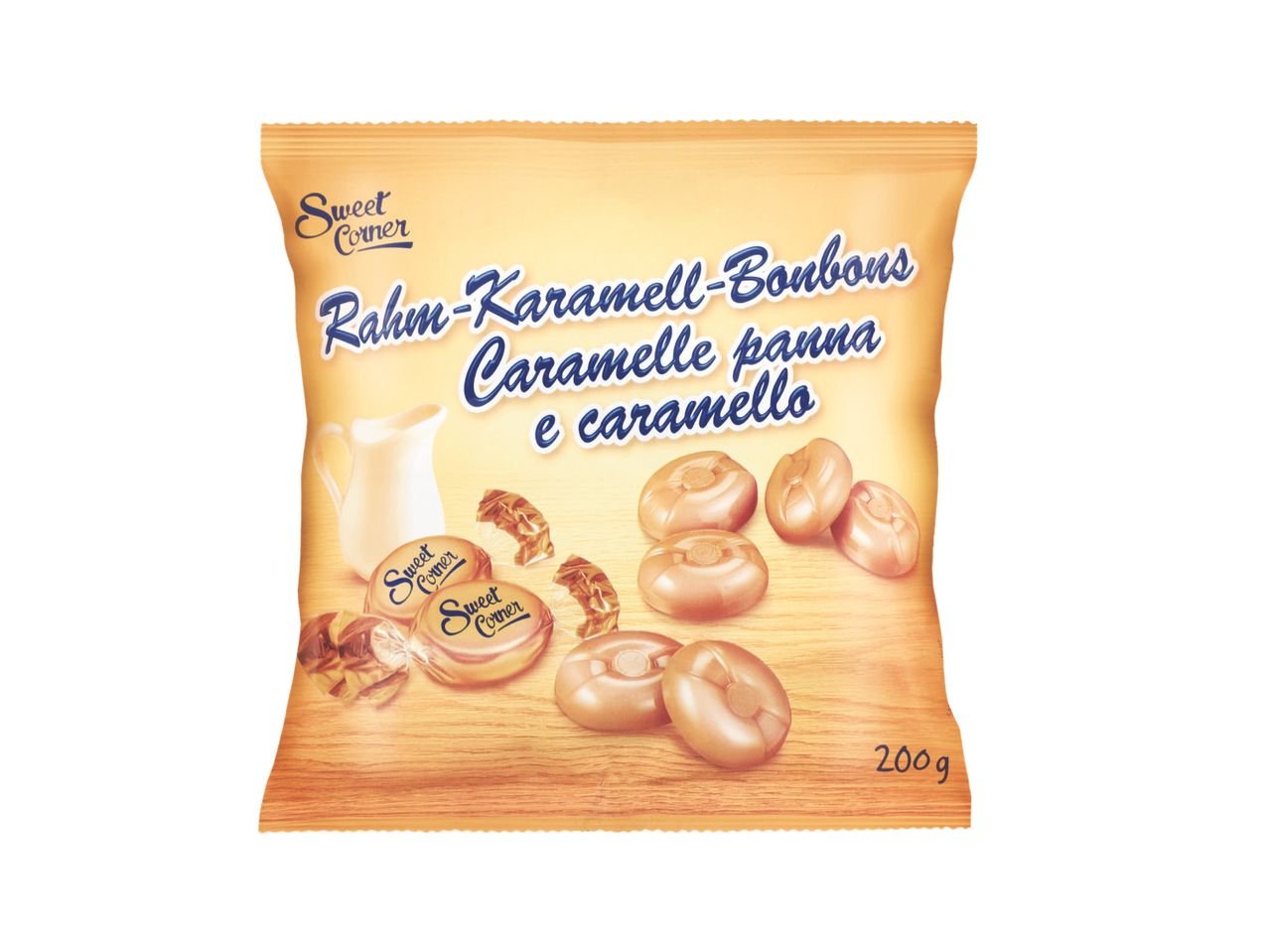 Caramelle panna e caramello