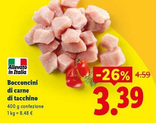 Bocconcini Di Carne Di Tacchino