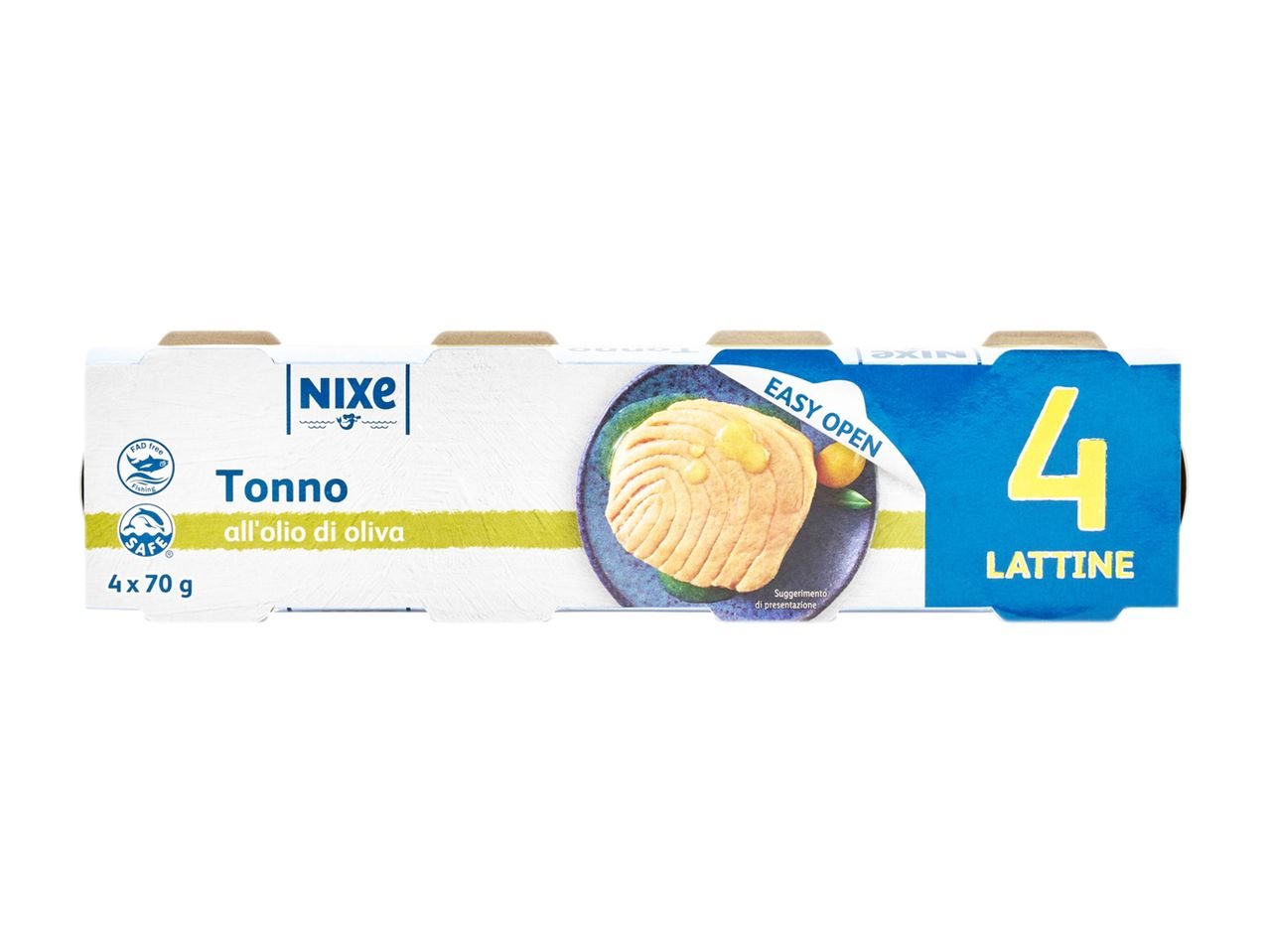 Tonno striato in olio d’oliva Fad Free