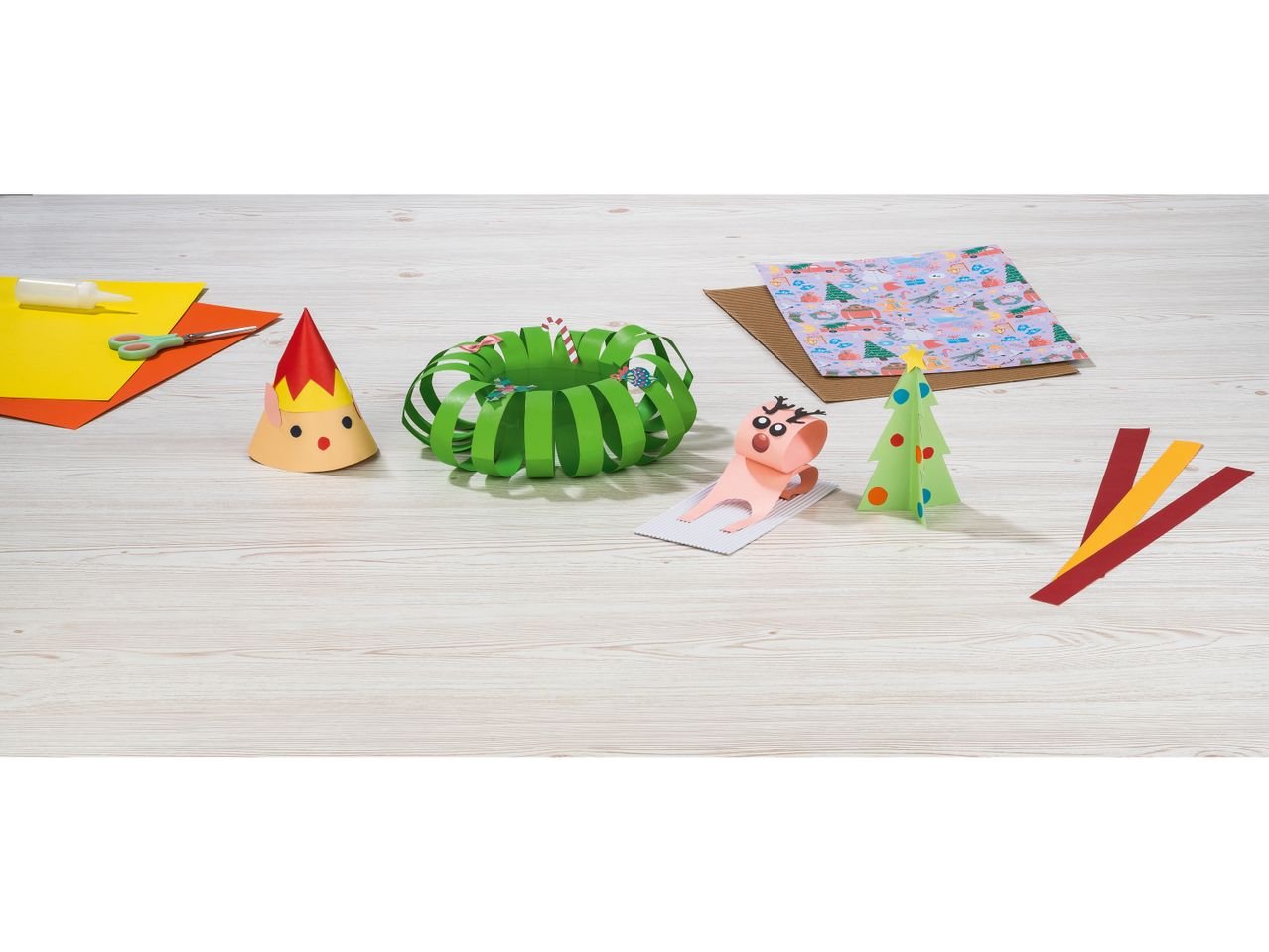 Set natalizio di bricolage per bambini