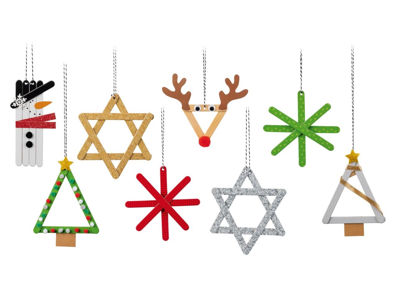 Set per bricolage "decorazioni natalizie"