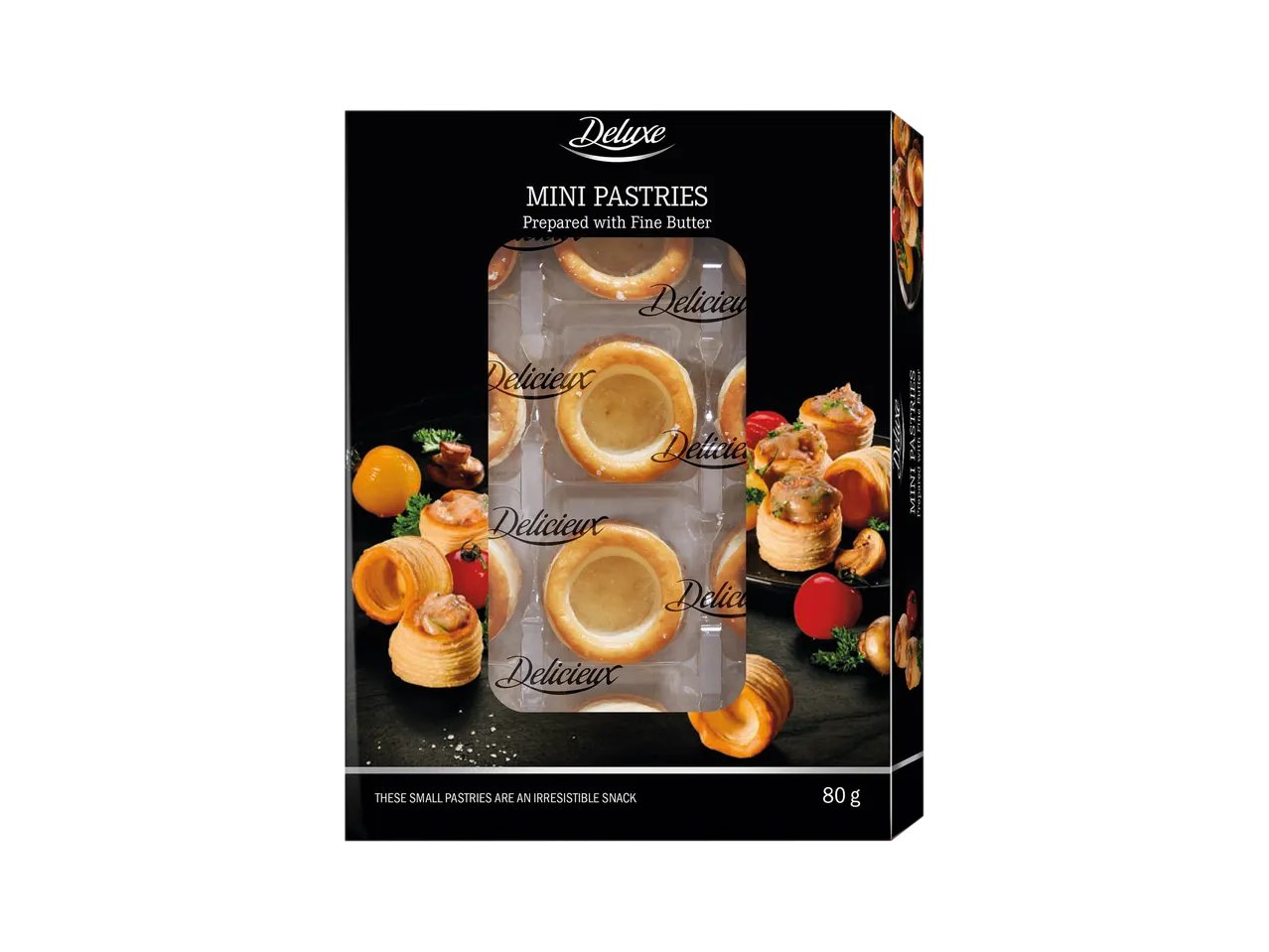 Mini vol-au-vent di pasta sfoglia