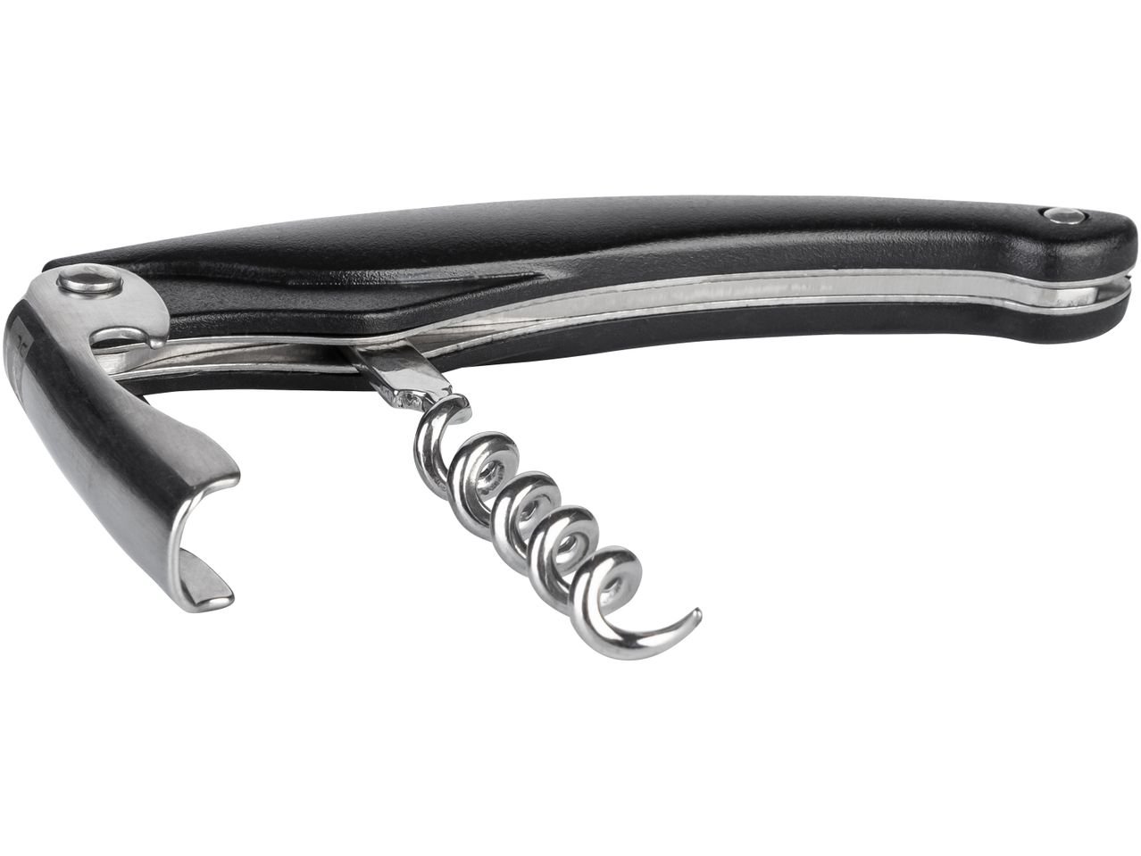 Tappo per vino, apribottiglie, misurino o segna bicchieri