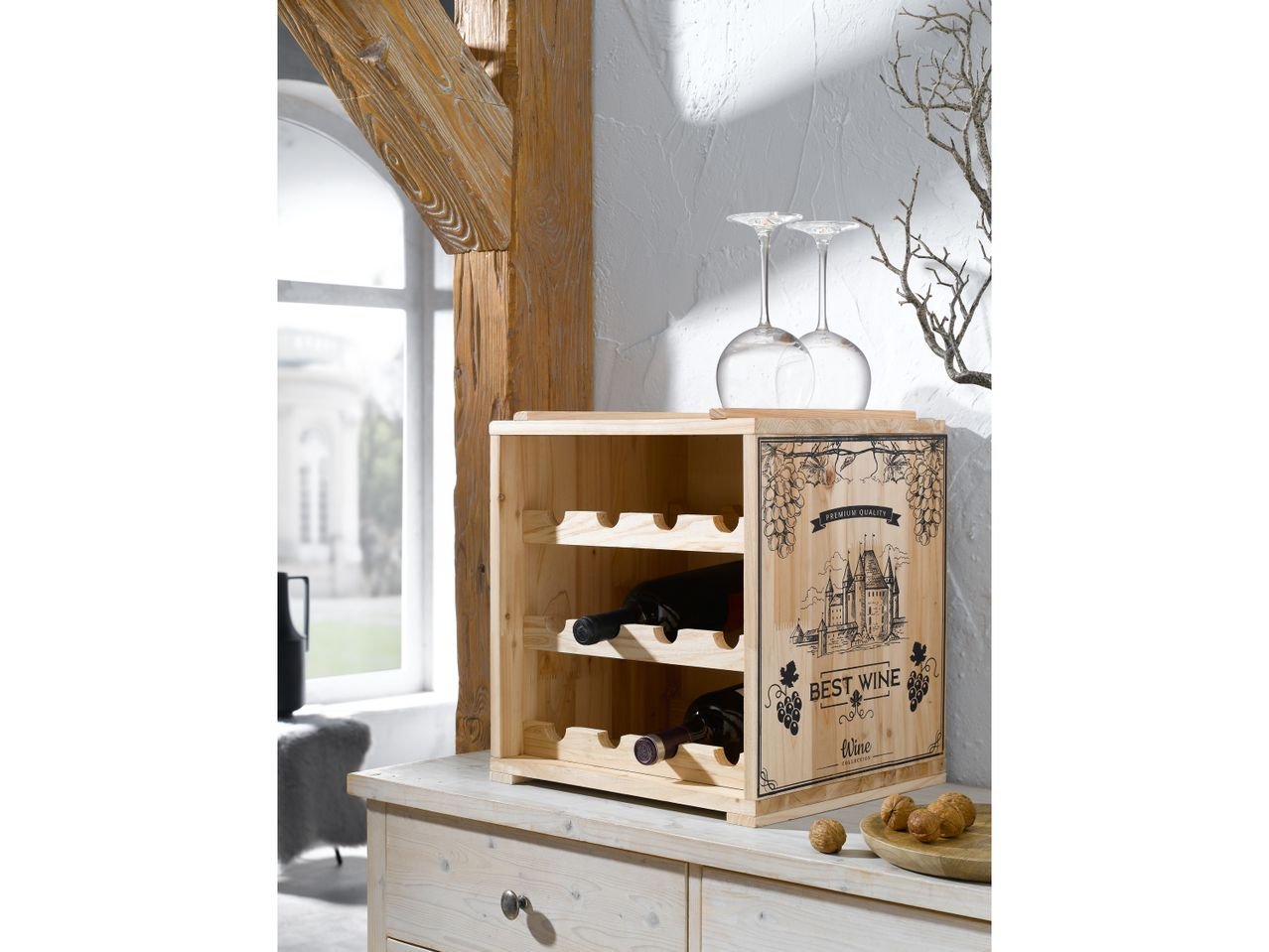 Scaffale porta bottiglie