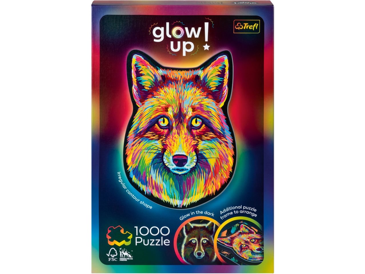 Puzzle fluorescente