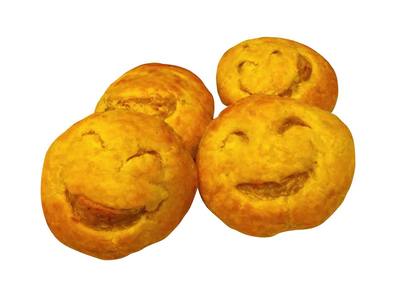 Pizzette smile con prosciutto e mozzarella