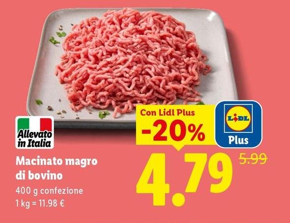 Macinato Magro Di Bovino