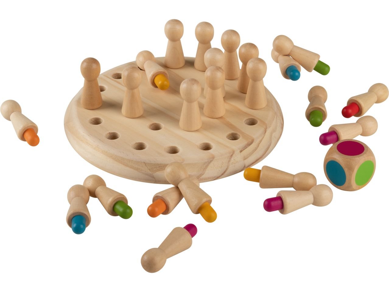 Gioco Montessori "Shanghai, memory, cubi o gioco a incastro"