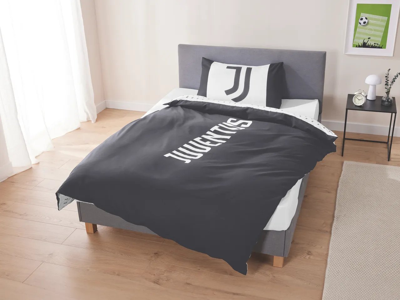 Parure copripiumino singolo "Juventus"