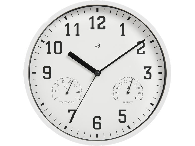 Orologio da parete con termometro ed igrometro