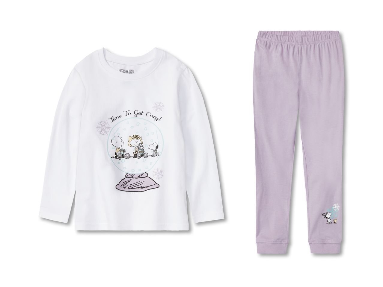 Pigiama da bambina "Snoopy, Peppa Pig, Paw Patrol"