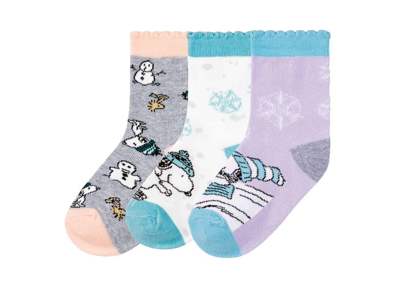 Calze da bambina "Snoopy, Peppa Pig, Paw Patrol"