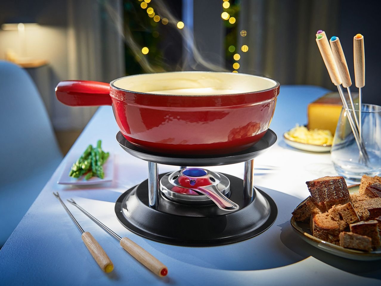 Kit in ghisa per fonduta