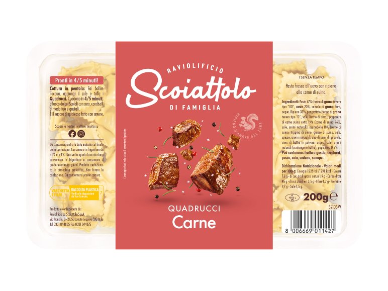 Quadrucci alla carne