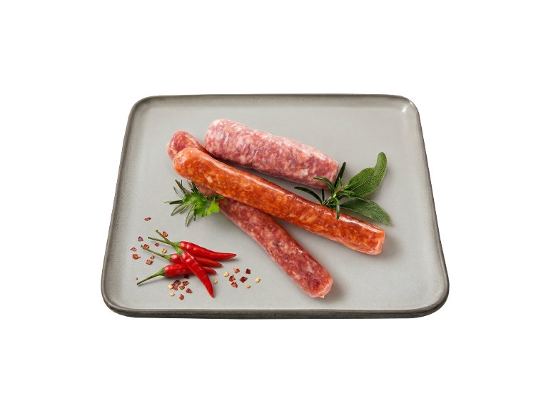 Tris di salsicce di suino