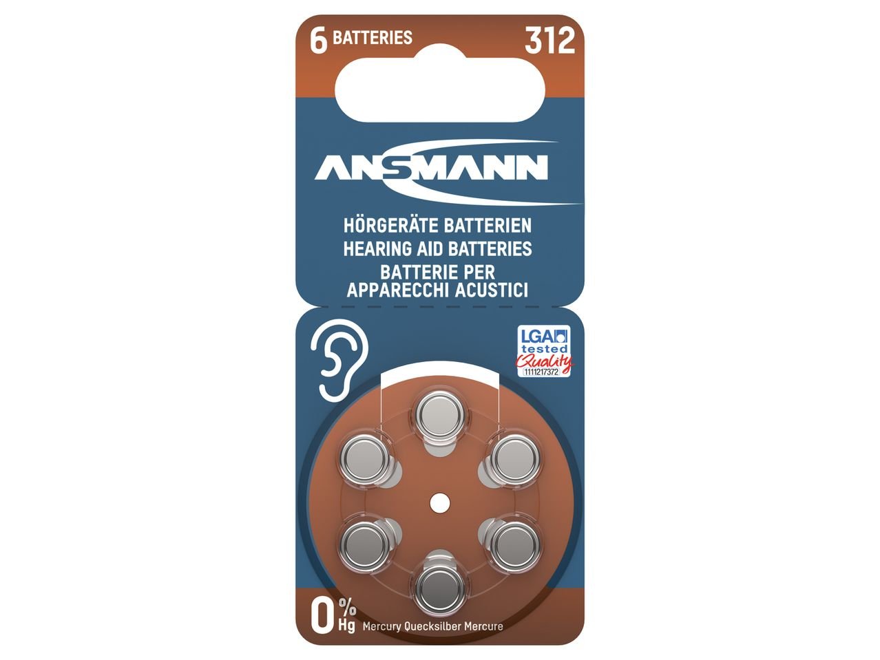 Batterie per apparecchi acustici