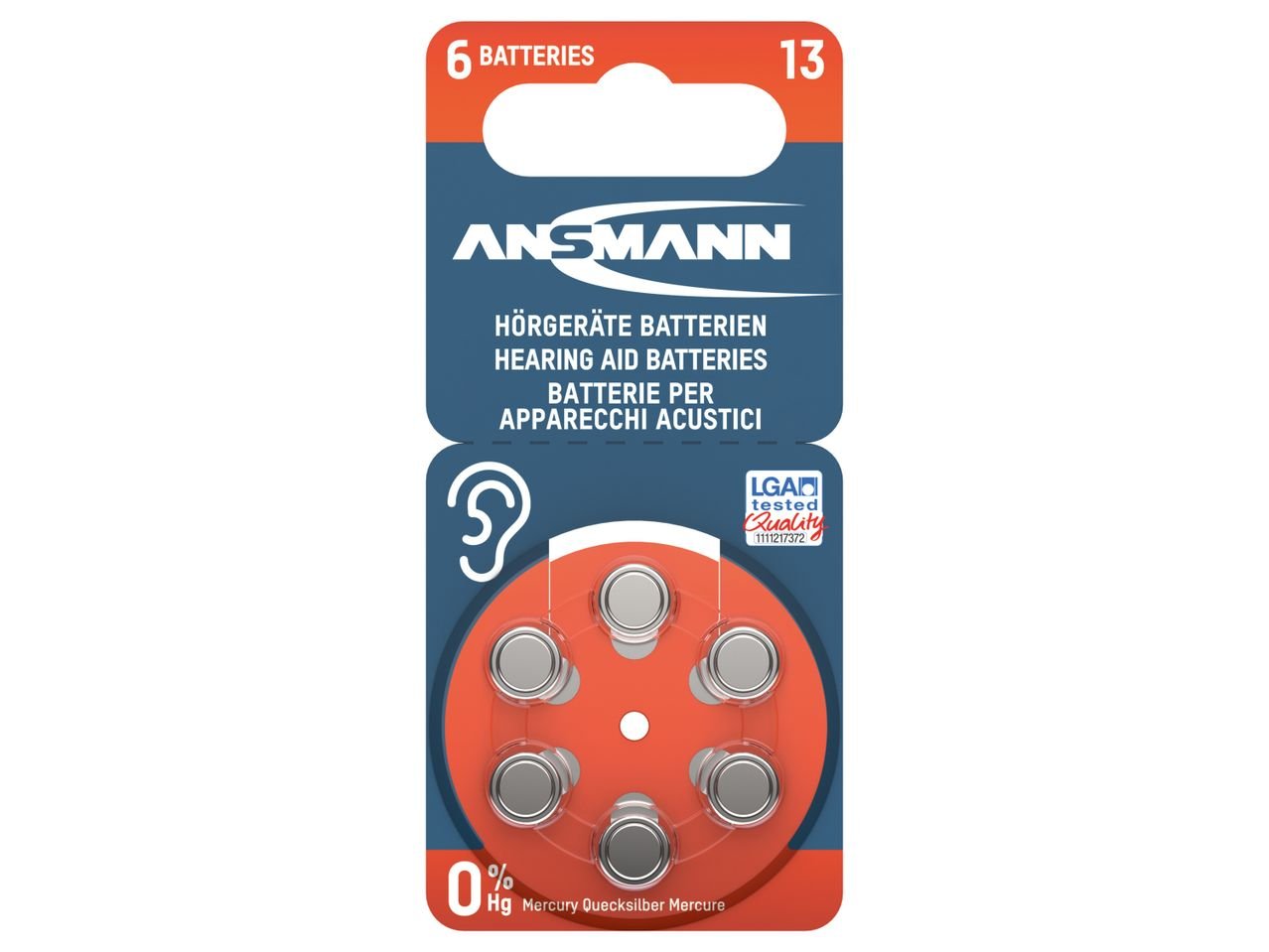 Batterie per apparecchi acustici