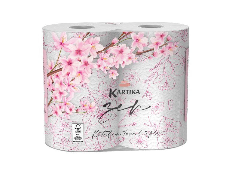 Carta da cucina decorata