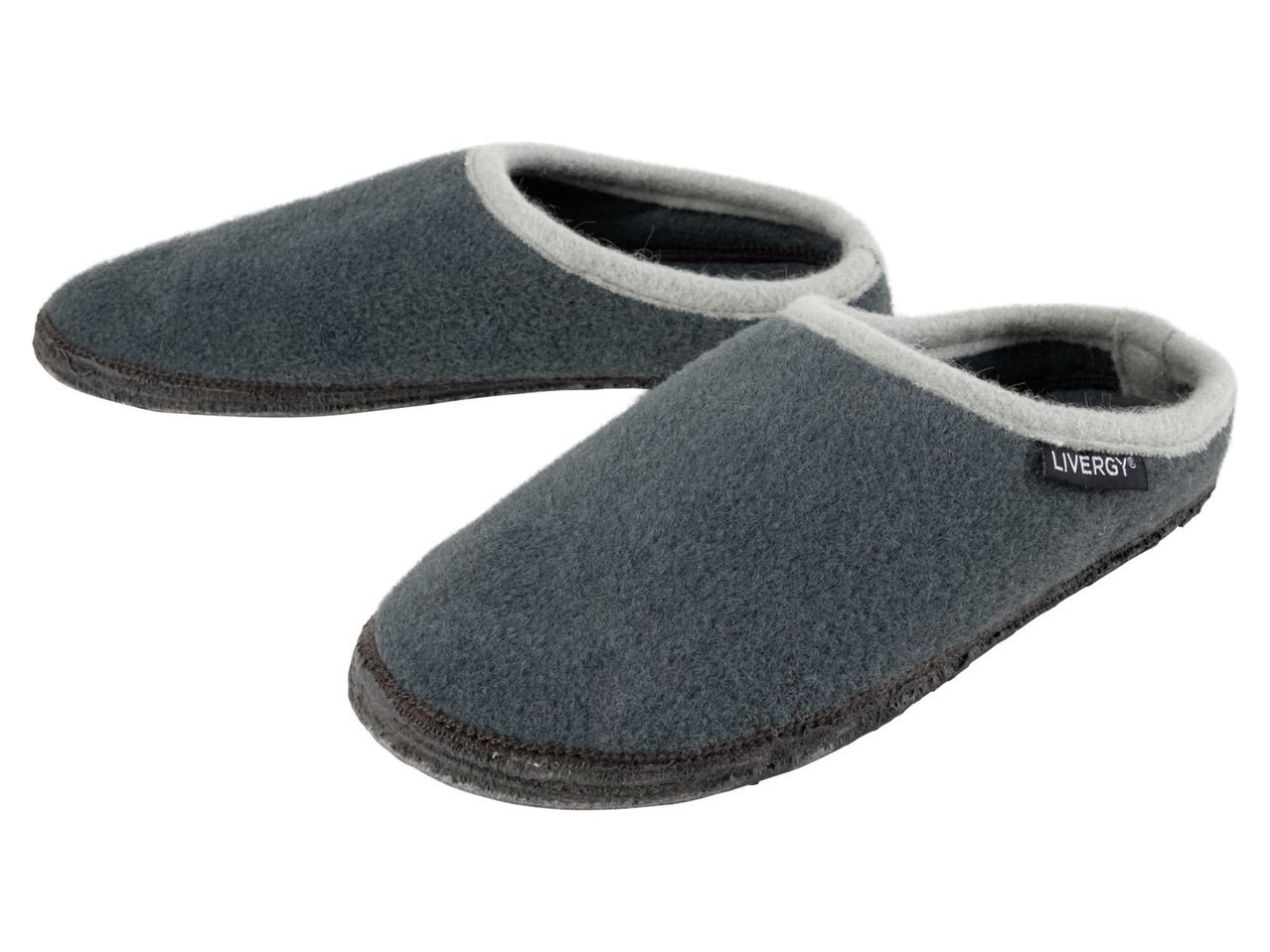 Pantofole in feltro da uomo