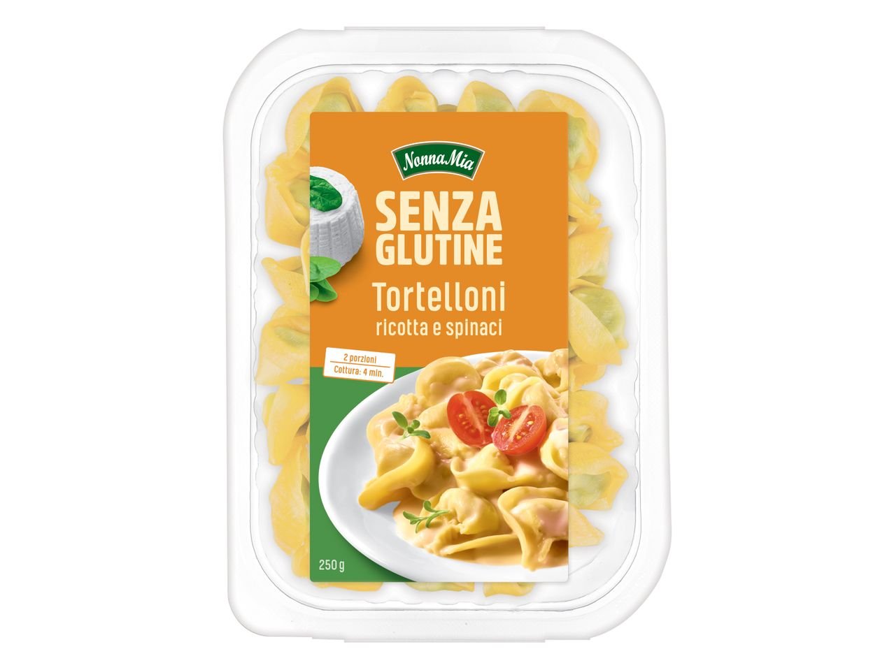 Tortelloni ricotta e spinaci senza glutine