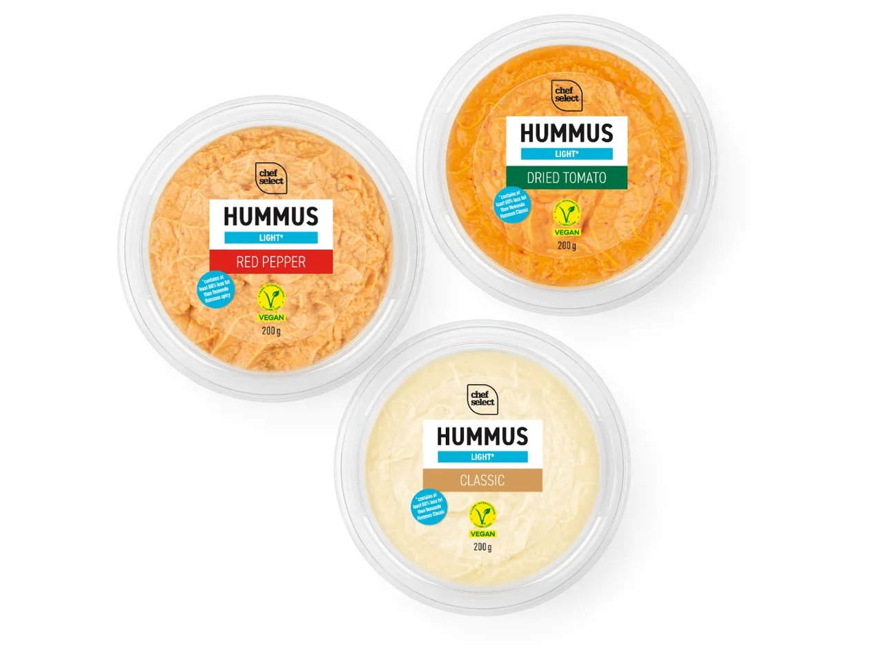 Hummus a ridotto contenuto di grassi