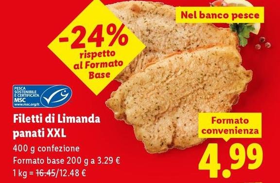 Filetti Di Limanda Panati Xxl