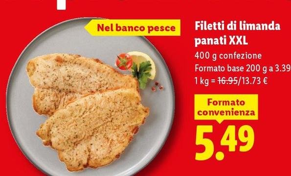 Filetti Di Limanda Panati Xxl