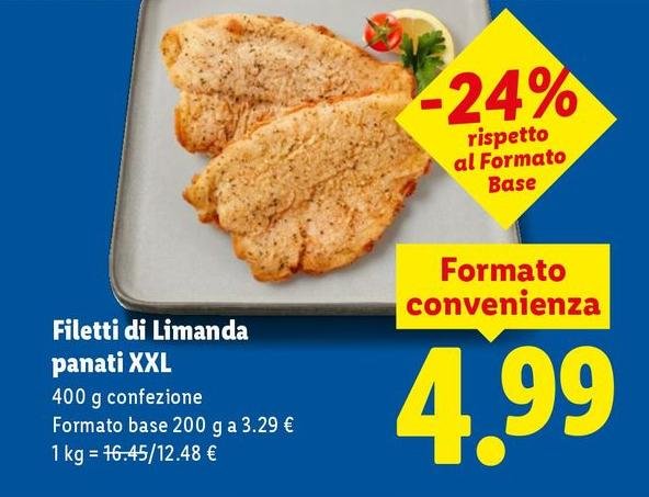 Filetti Di Limanda Panati Xxl