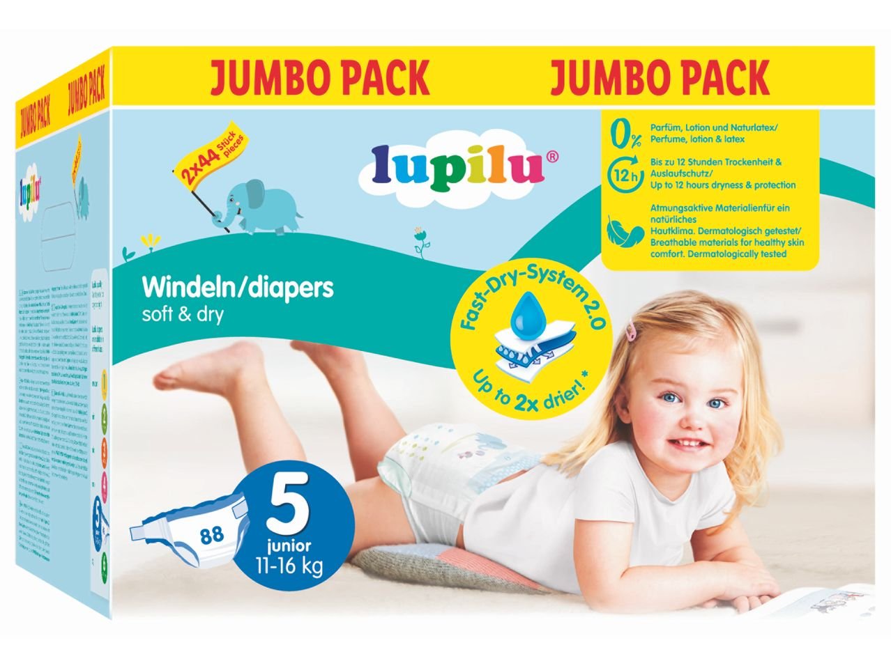 Pannolini taglia 5, 88 pezzi
