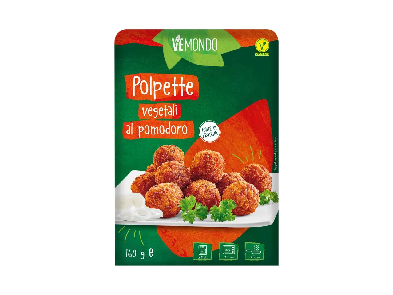 Polpette vegetali al pomodoro