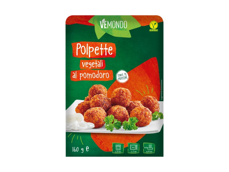 Polpette vegetali al pomodoro