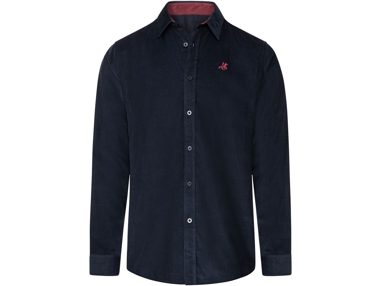 Camicia in velluto fine da uomo