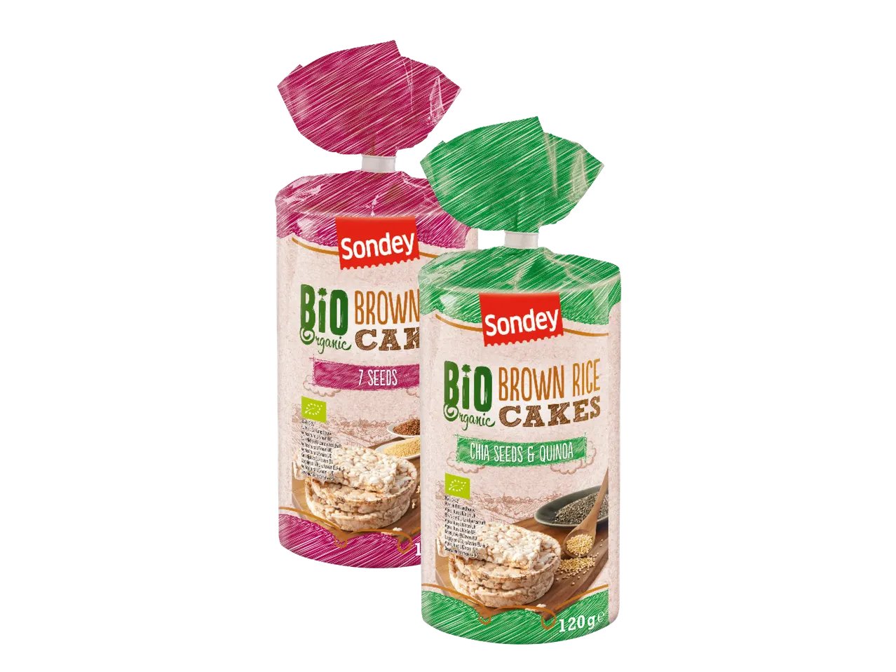 Gallette di riso bruno integrale bio