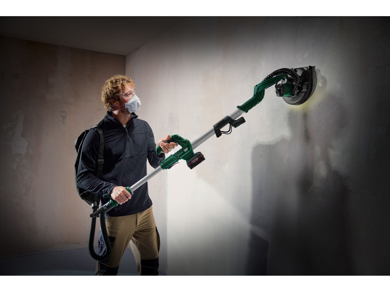 Levigatrice per pareti e soffitti ricaricabile