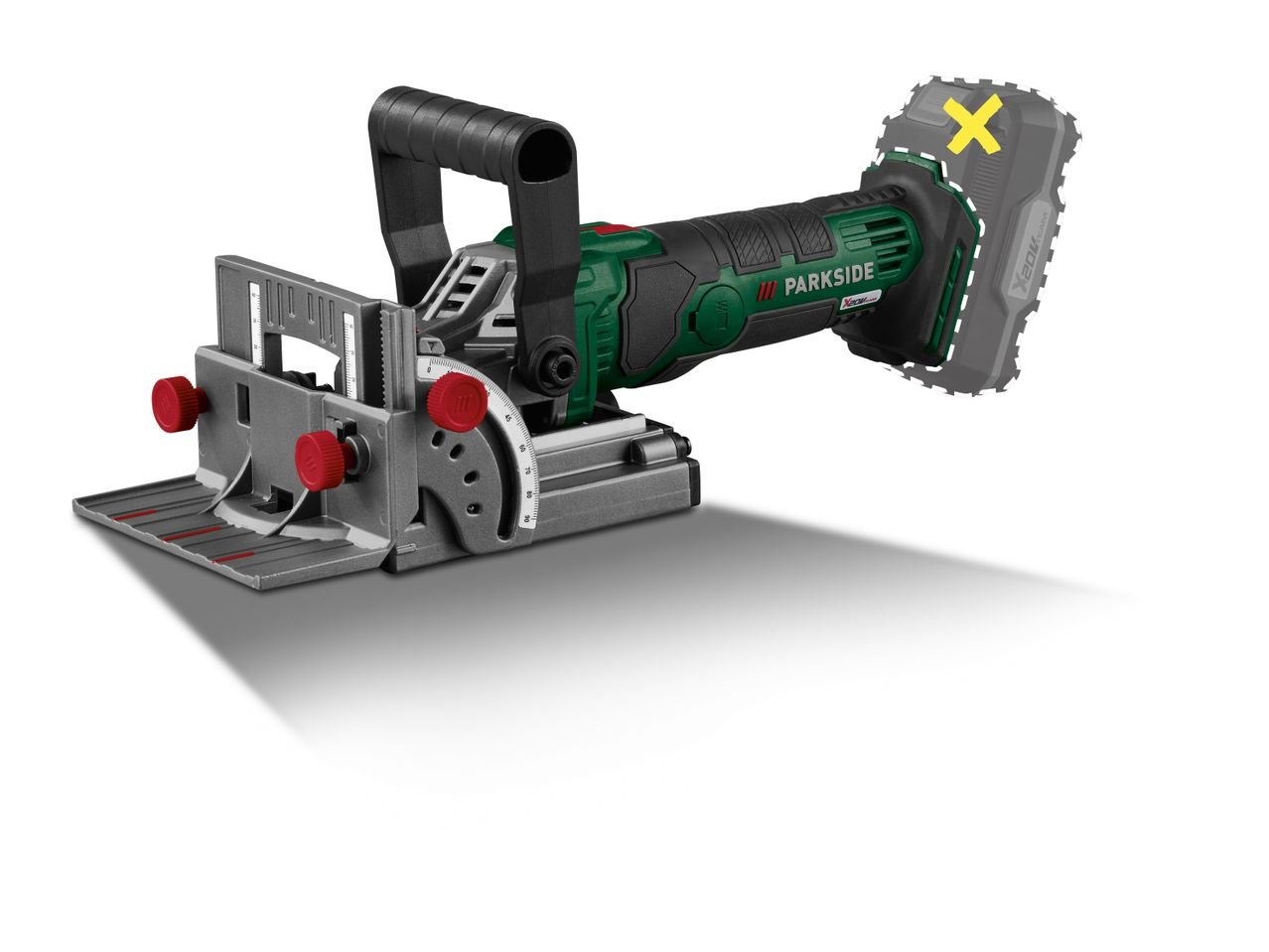 Fresatrice per tasselli piatti ricaricabile