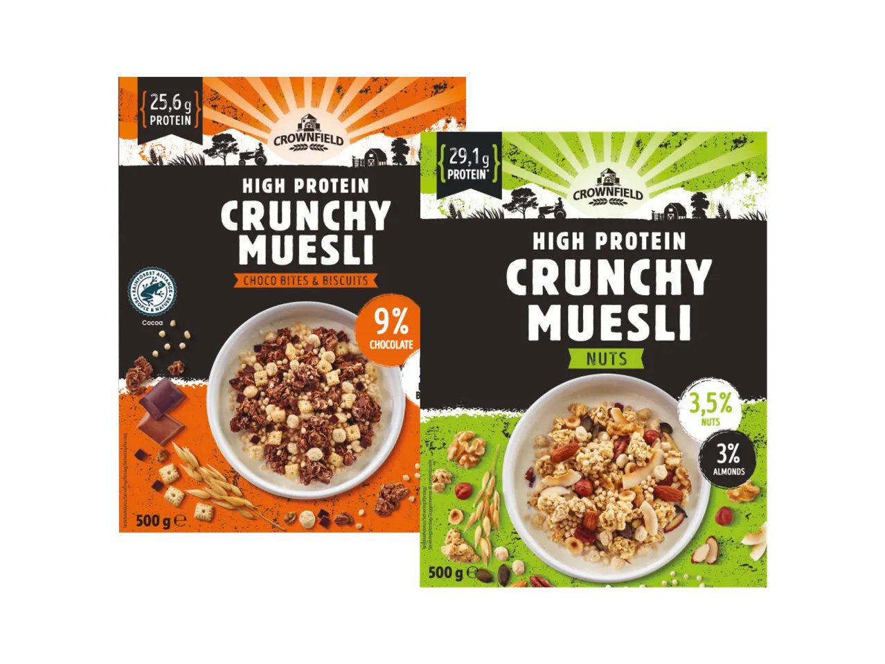 Müsli croccante proteico